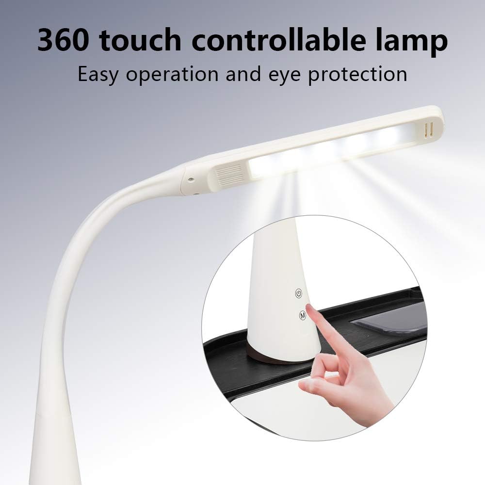 80CM Hand-cranked Lifting Top Can Tilt Children Learning Table and Chair Black with Reading Stand Desk Lamp F9551