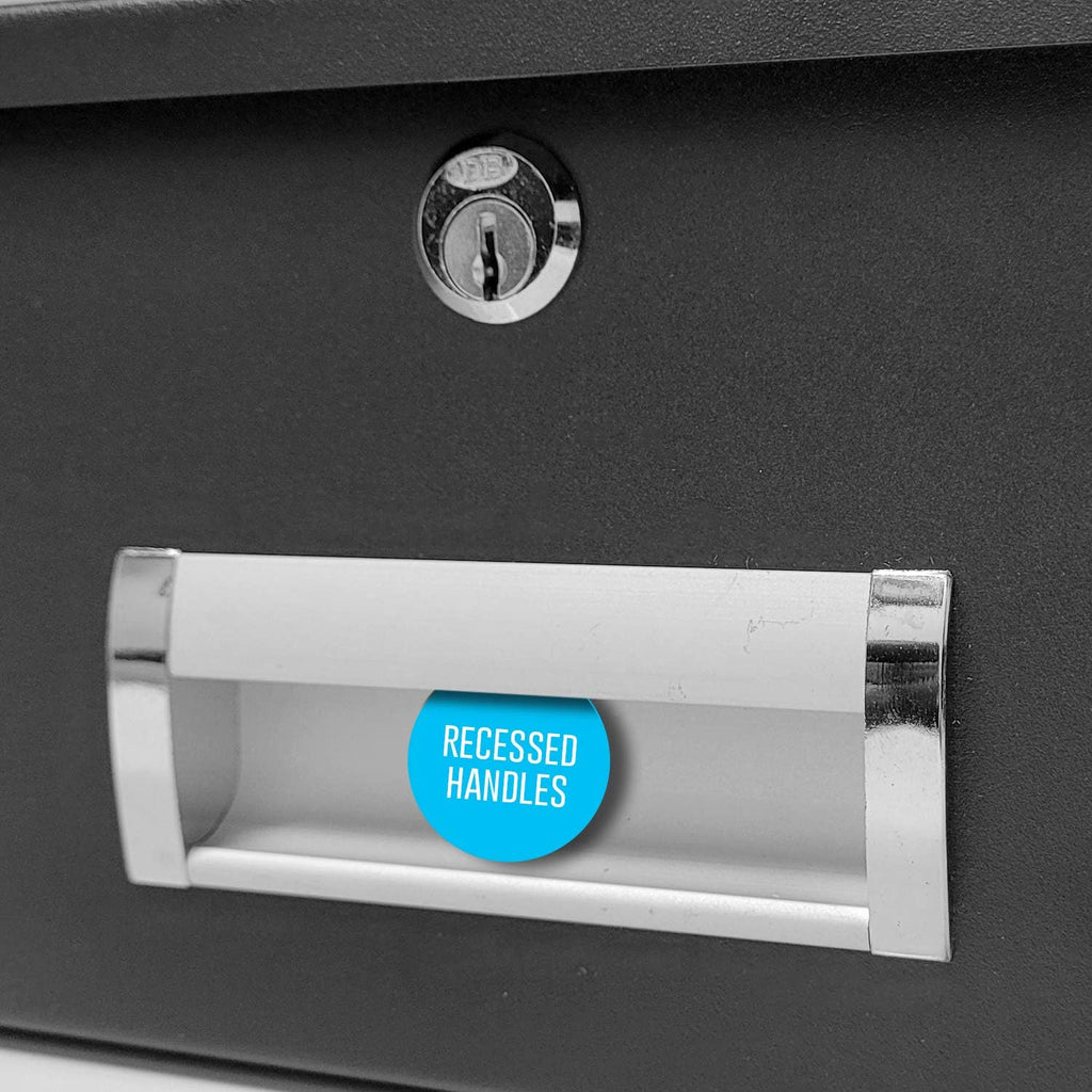 3U Universal Rack Mount Storage Drawer with Lock and Keys D90340