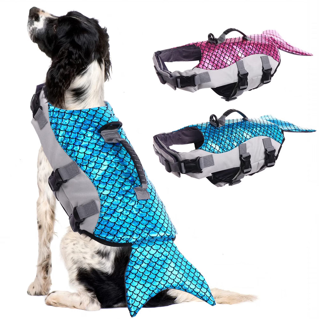 Reflective Dog Life Jacket with Rescue Handle I460