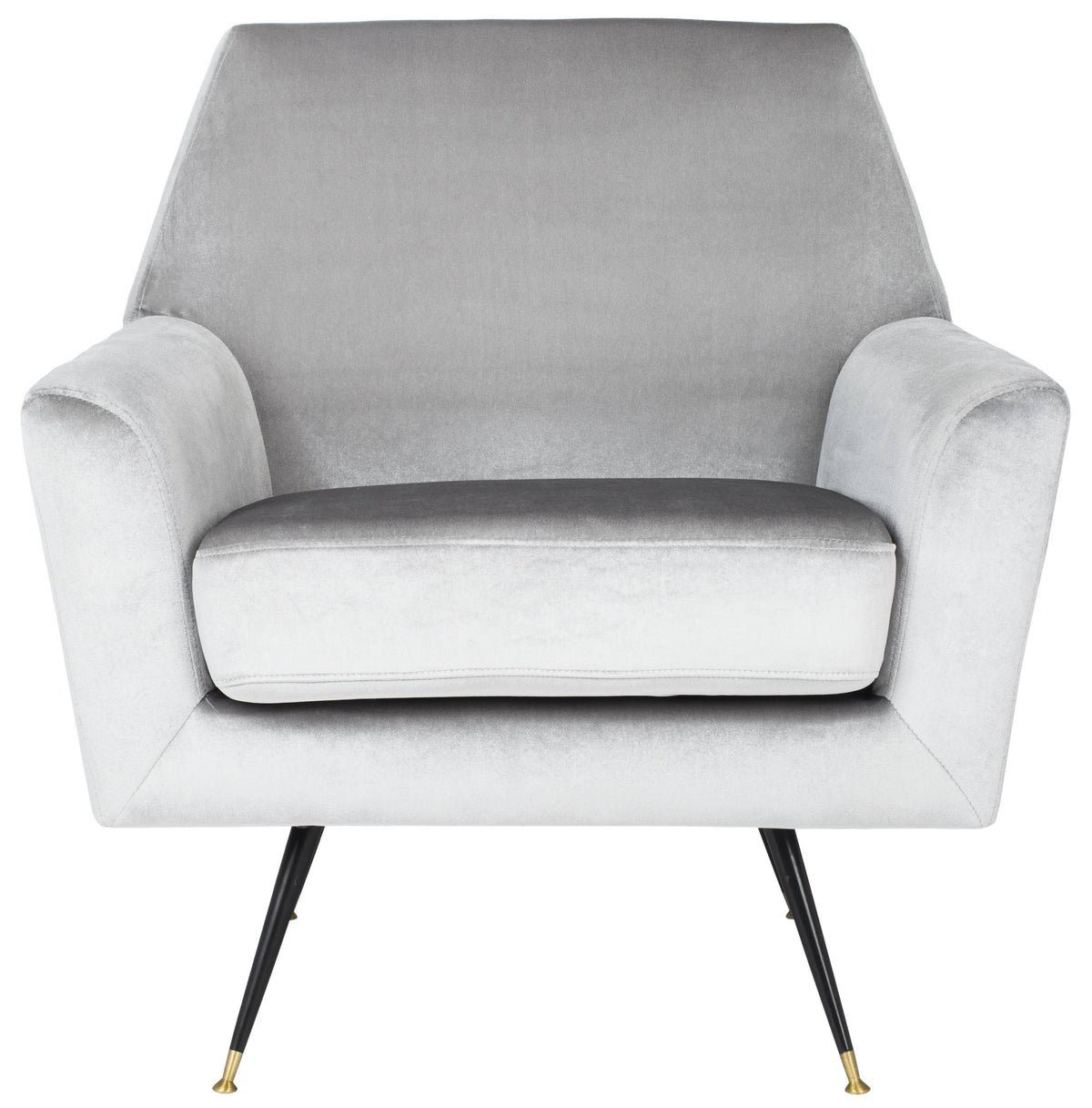 Light Grey Velvet Accent Chair I57016