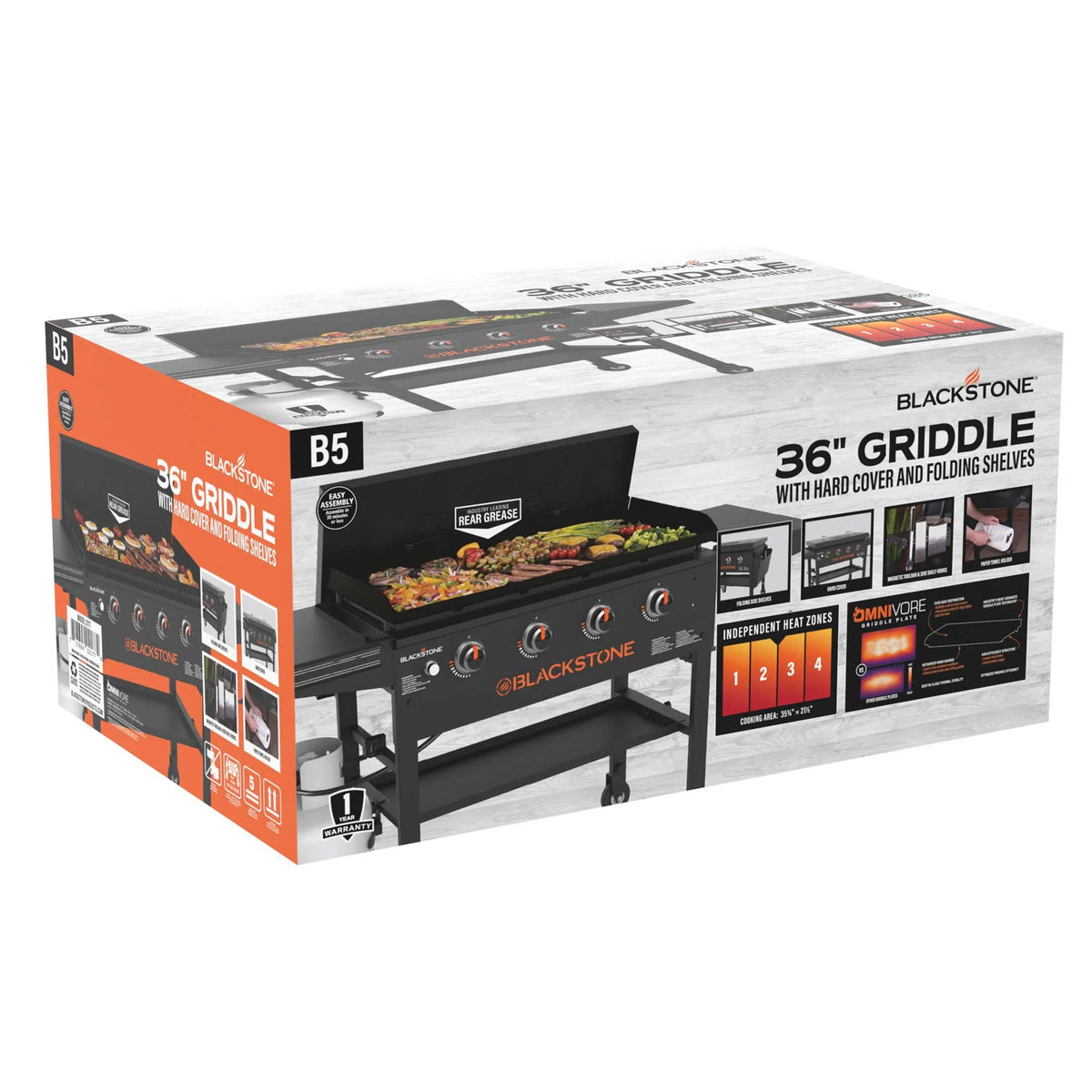 4-Burner Propane Griddle with Hard Cover S454770
