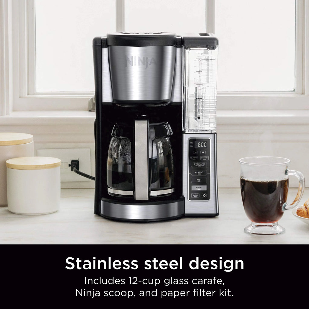 12-Cup Programmable Coffee Maker with Glass Carafe B956088