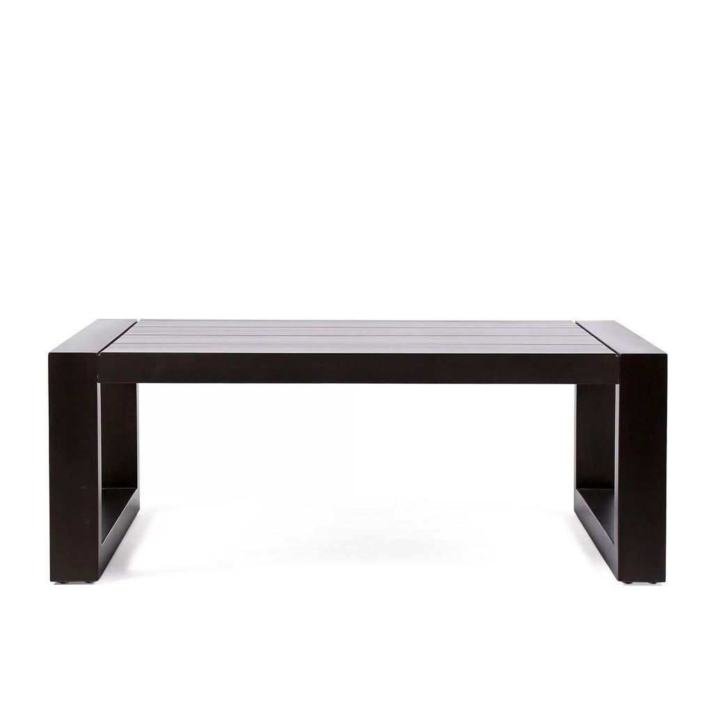 Dark Brown Wooden Outdoor Coffee Table M370222