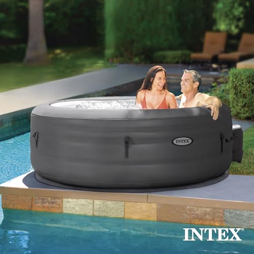 6 Person Inflatable Hot Tub with Built-in Pump and Cover A431002