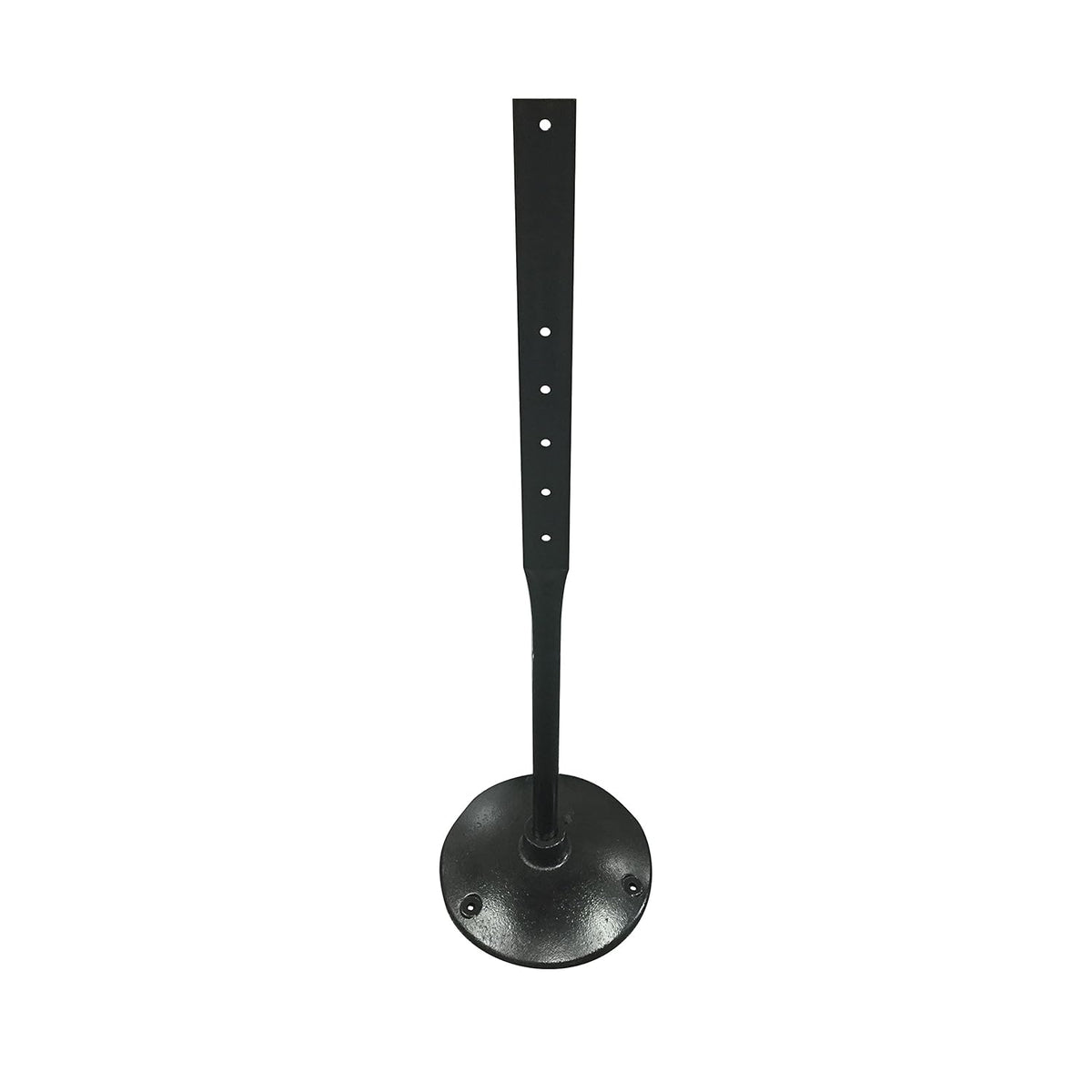 Cast Iron Sign Base Stand With Post And Bolts & Nuts Black F379564