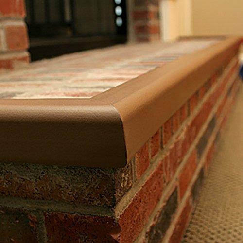 Brown Metal-Backed Hearth Guard M4543