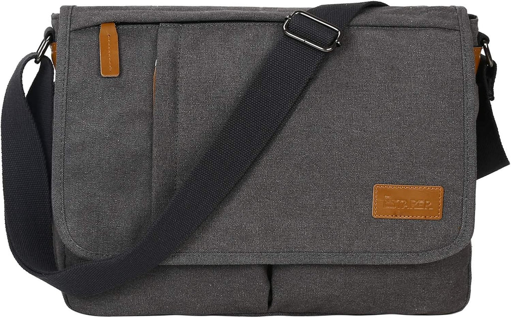 13-14 Inch Water Resistant Canvas Messenger Bag O1570