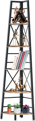 5-Tier Wood Corner Shelf K3231