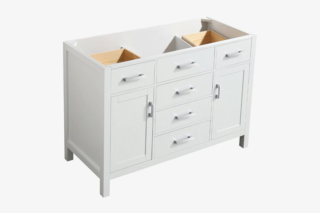 White Single Sink Base Cabinet N875