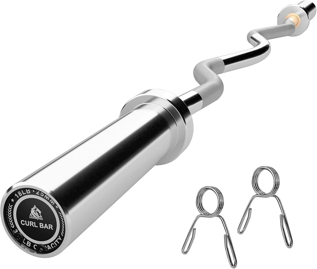 EZ Curl Bar with 2 Barbell Collars, 47 inch Y4721