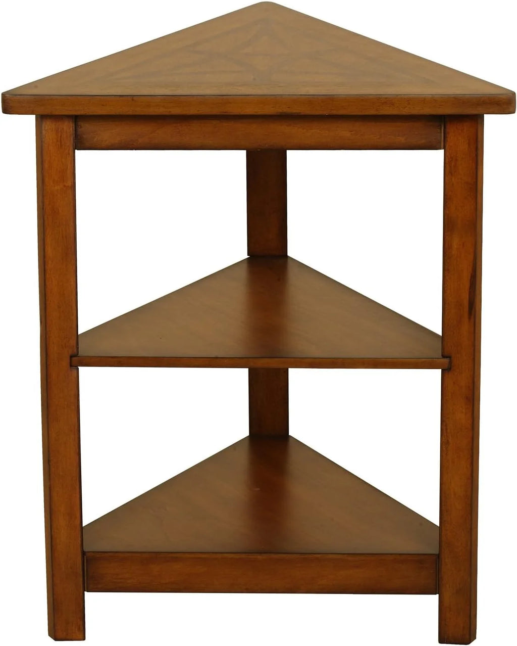 Walnut Triangle Accent Table H7448