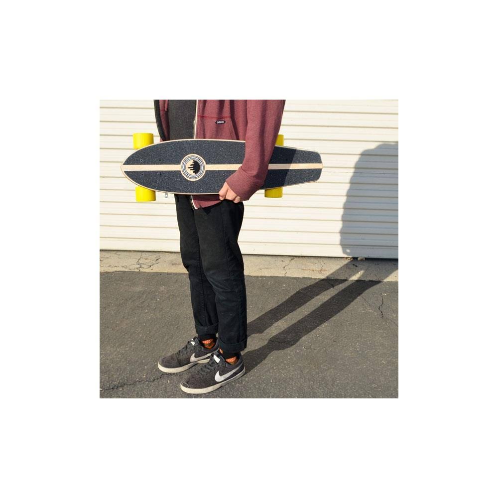 Black Complete Micro Cruiser Skateboard T102