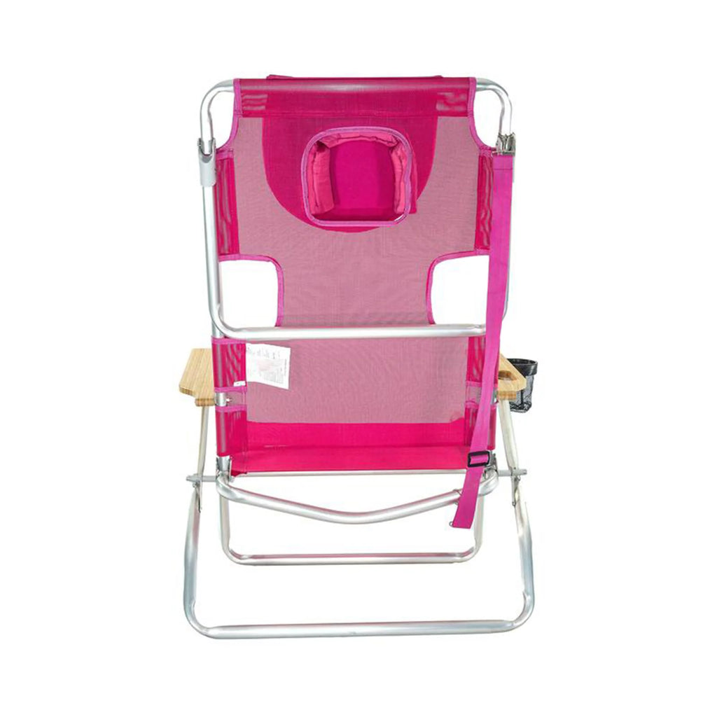 Pink 16" Tall Reclining Beach Chair 4 Pack Y1750