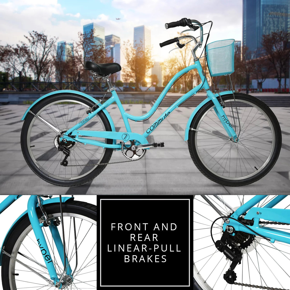 26 Woman's Commute Bike with Basket Q17211