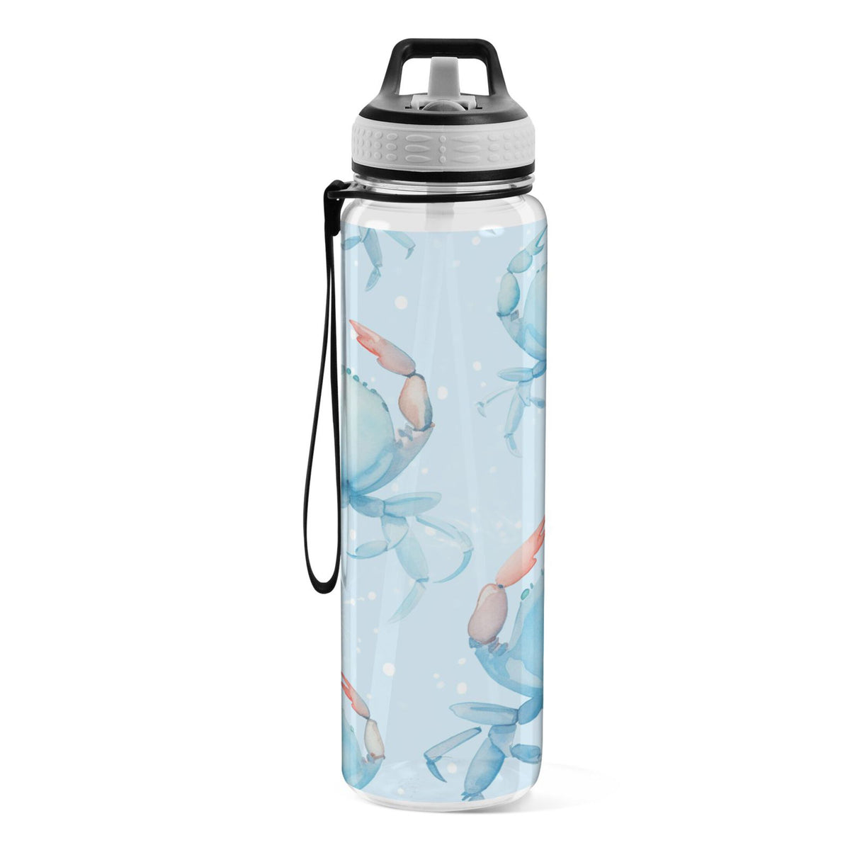 32oz Clear Tritan Water Bottle with Straw Q200