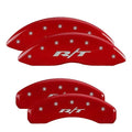 Red Powder Coated Aluminum Brake Caliper Covers Set of 4 J48005