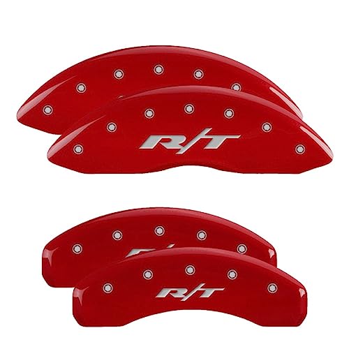 Red Powder Coated Aluminum Brake Caliper Covers Set of 4 J48005