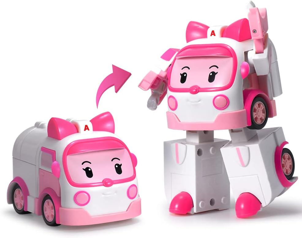 4 Pack Transforming Robot Action Toy Figure G307994