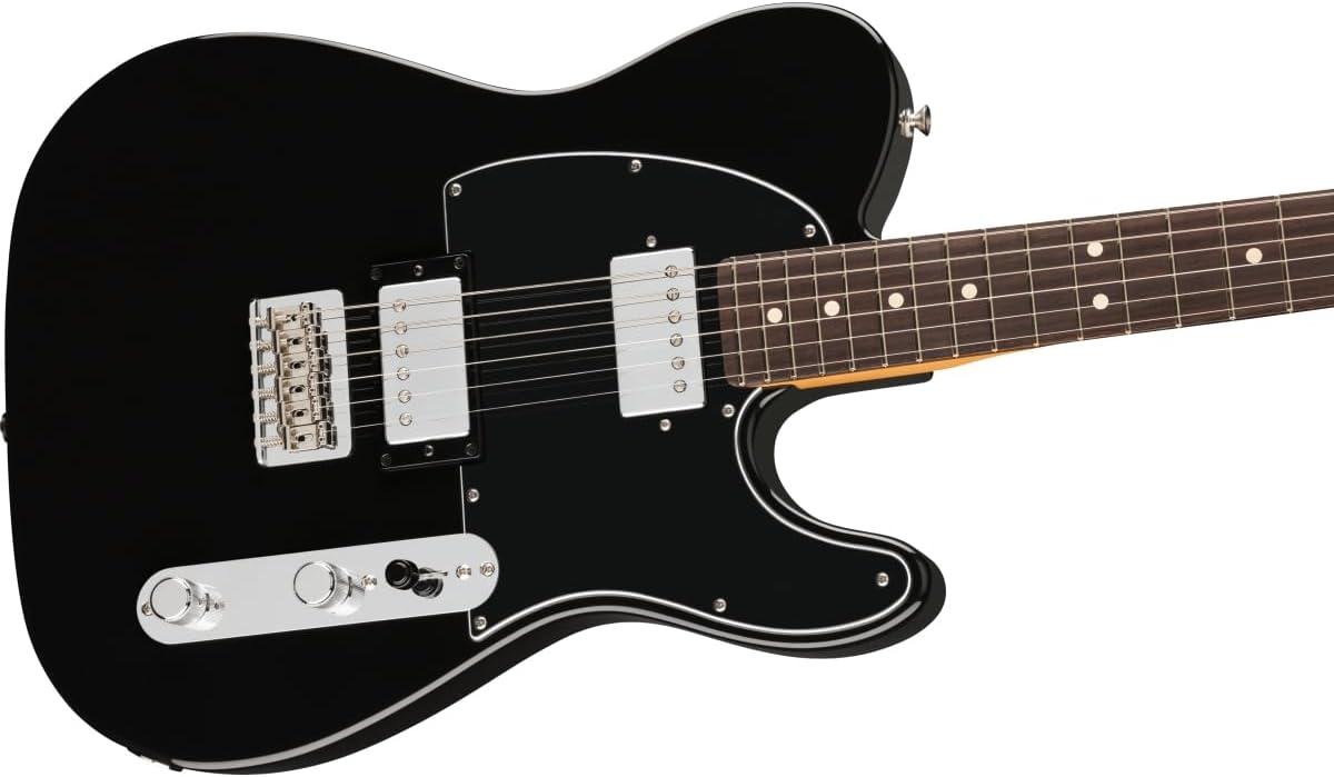 Black Electric Guitar with Rosewood Fingerboard D5103