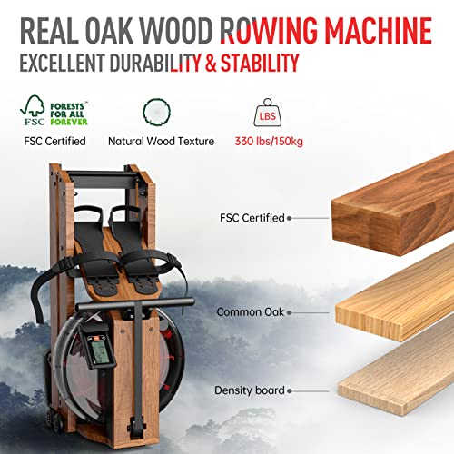 Foldable Rowing Machine with Bluetooth Monitor X177499