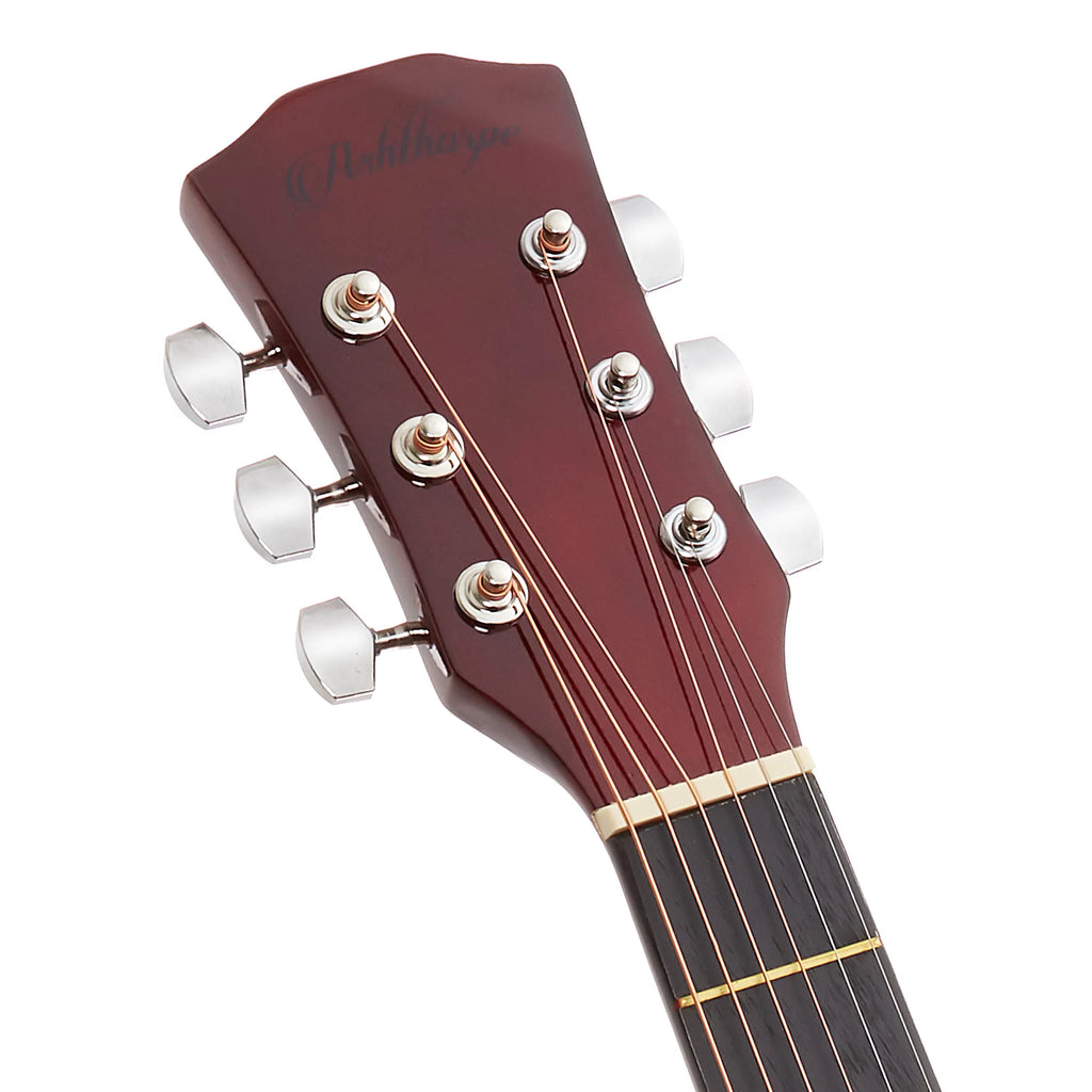 41-Inch Beginner Acoustic Guitar Starter Package, Red D81043