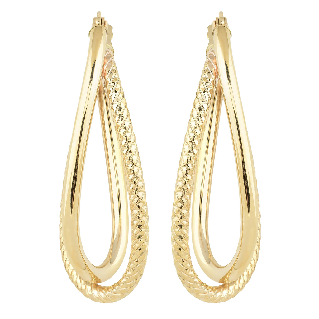 Oval Hoop Earrings T963