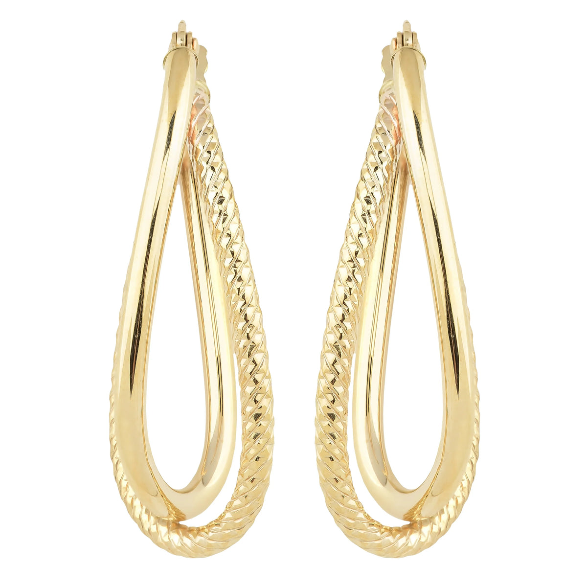 Oval Hoop Earrings T963