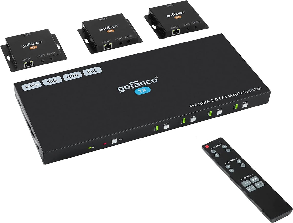 1x2 HDMI Extender Splitter Full HD 1080p Over Cat5e/Cat6/Cat7 Ethernet Cable D991046