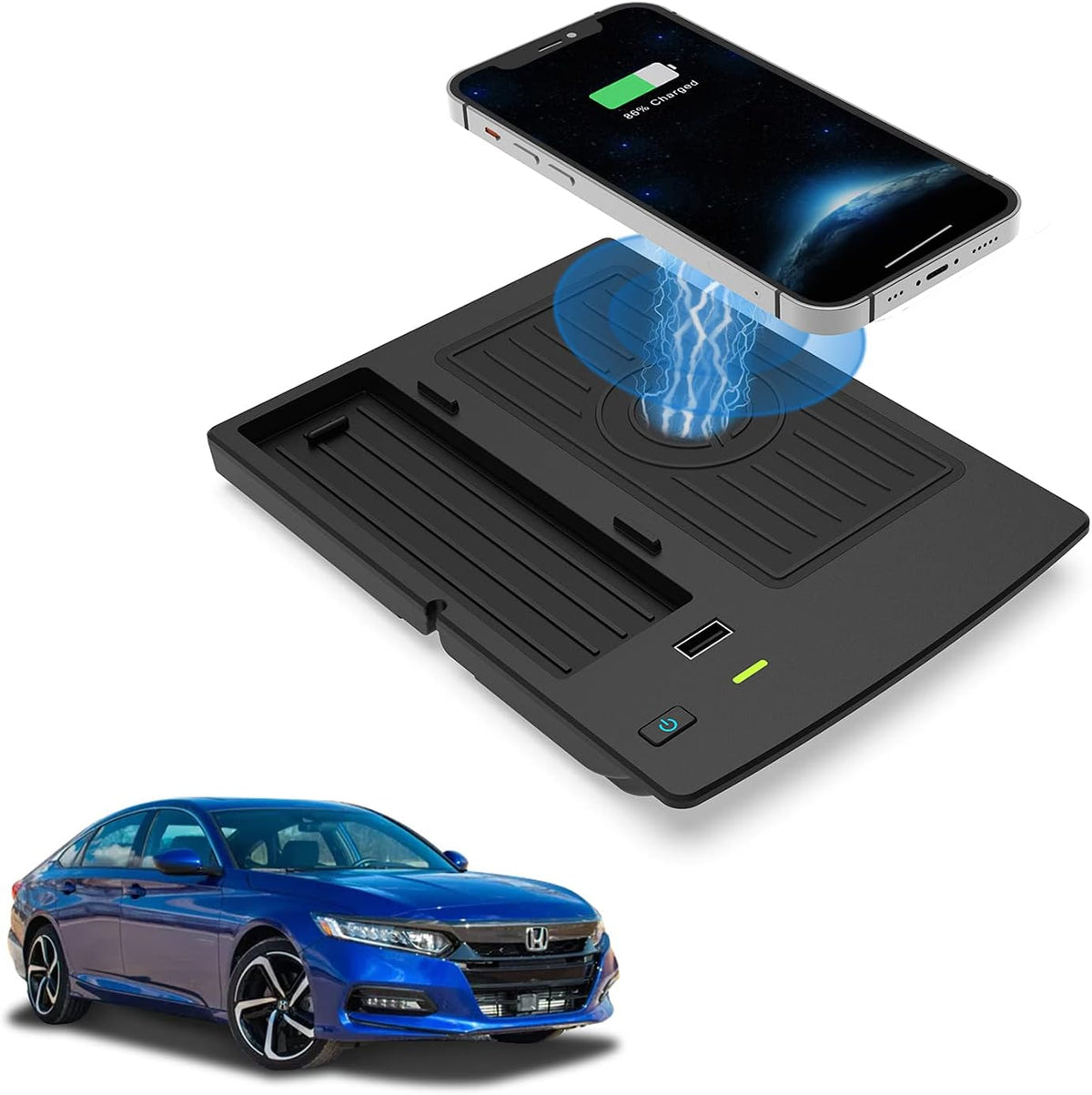 Car Wireless Phone Charger Pad Pack of 2 Q1548