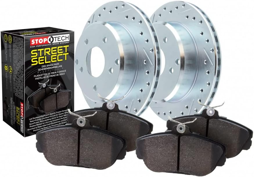 Rear Disc Brake Rotor & Brake Pads Kit V342197