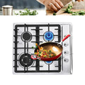 Stainless Steel 4-Burner Built-In Gas Cooktop F500