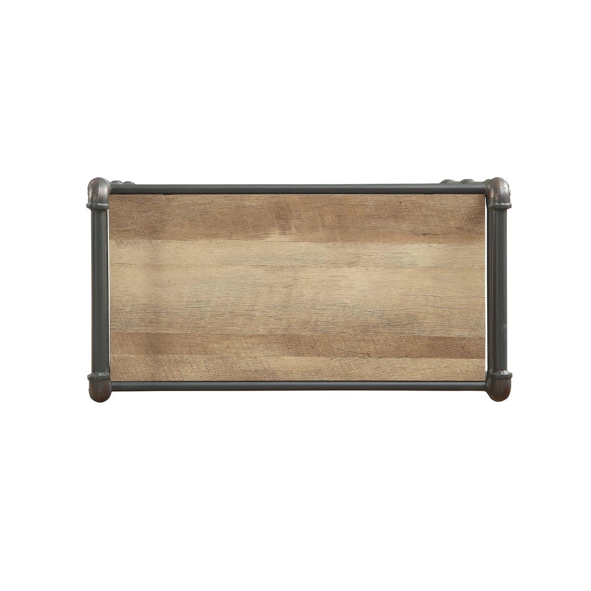 4 Shelf Bookcase, Sandy Gray/Oak I70874