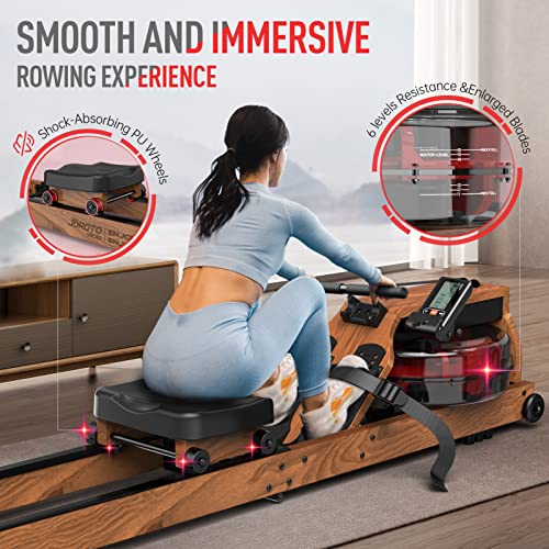 Foldable Rowing Machine with Bluetooth Monitor X177499