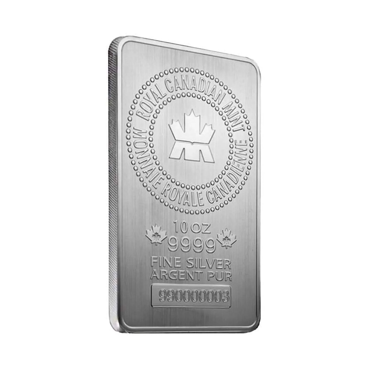 Lot of 2 - 10 oz .9999 Fine Silver Bar B972