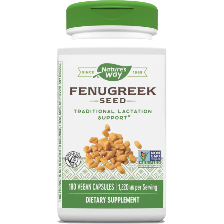Fenugreek Seed 610 mg 180 Capsules M523