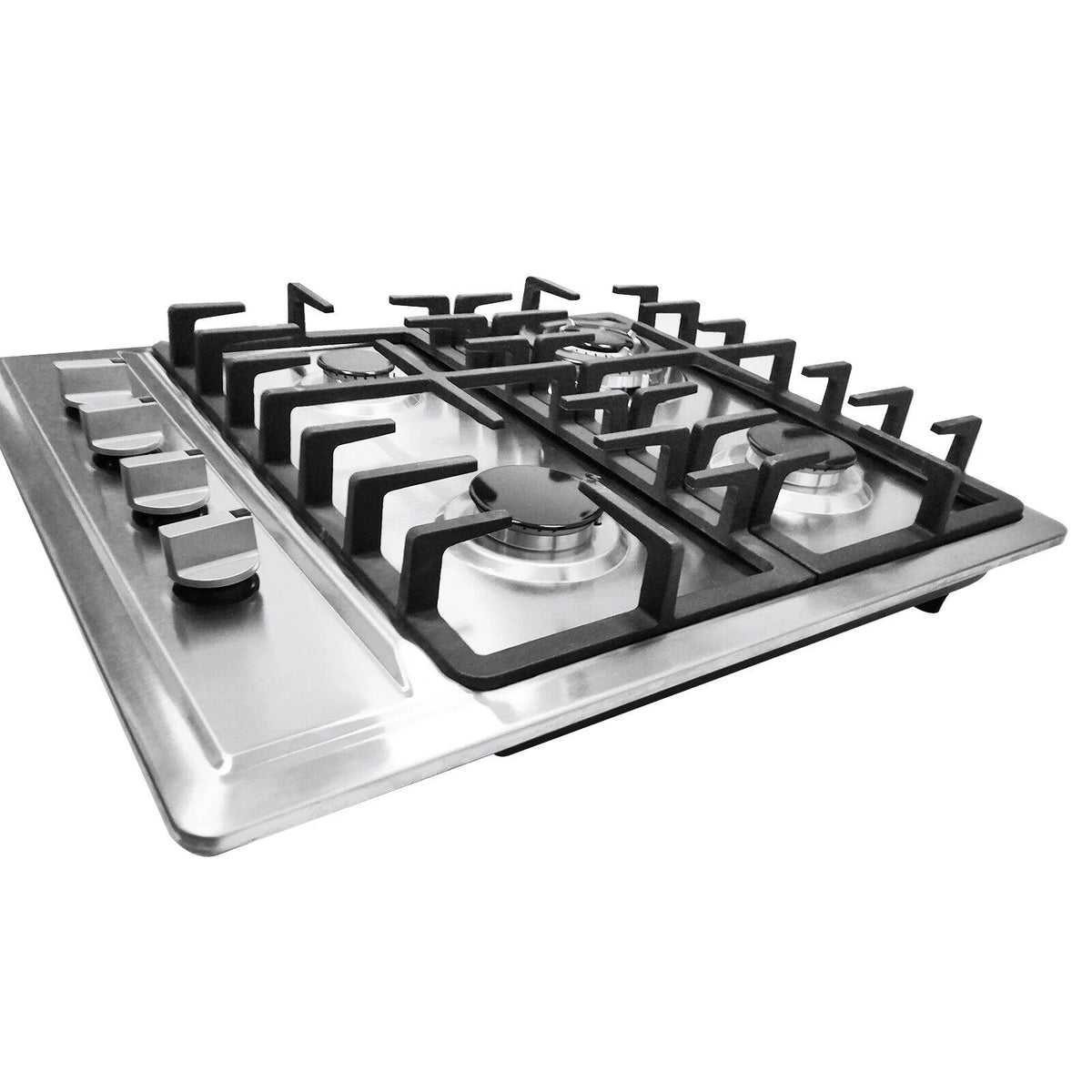 Stainless Steel 4-Burner Built-In Gas Cooktop F500