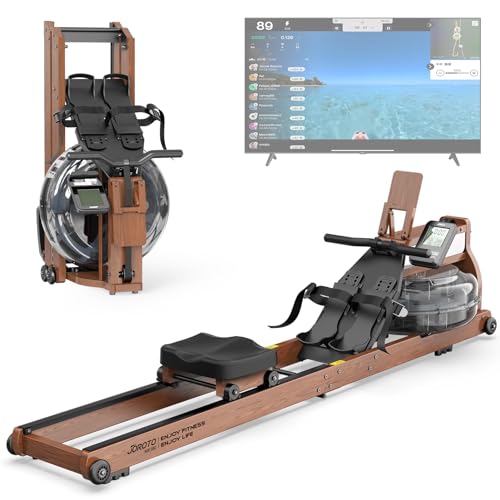 Foldable Rowing Machine with Bluetooth Monitor X177499