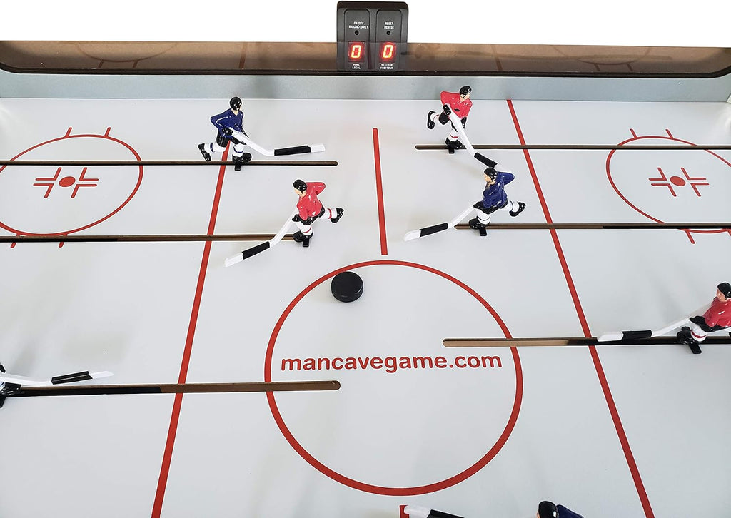 Rod Hockey Game Table with Electronic Scoring E57932