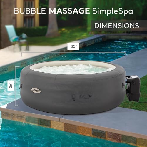 6 Person Inflatable Hot Tub with Built-in Pump and Cover A431002