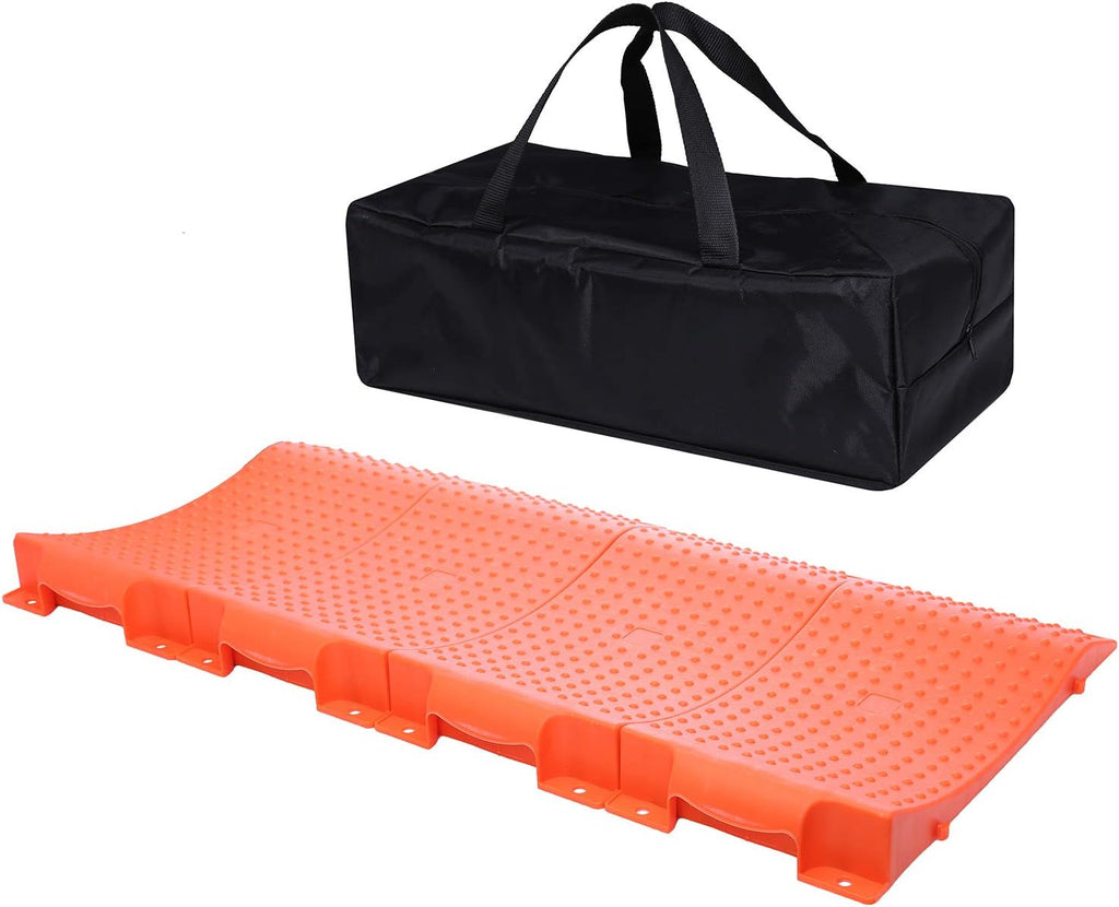 Yellow 4 Pack Tire Saver Ramps with Carrying Bag D380