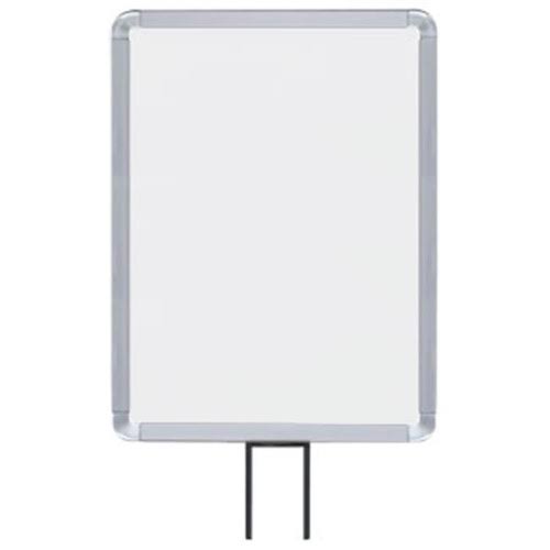 Vertical Fixed Mount Sign Frame, 11 x 14 in. Satin Aluminum Z640