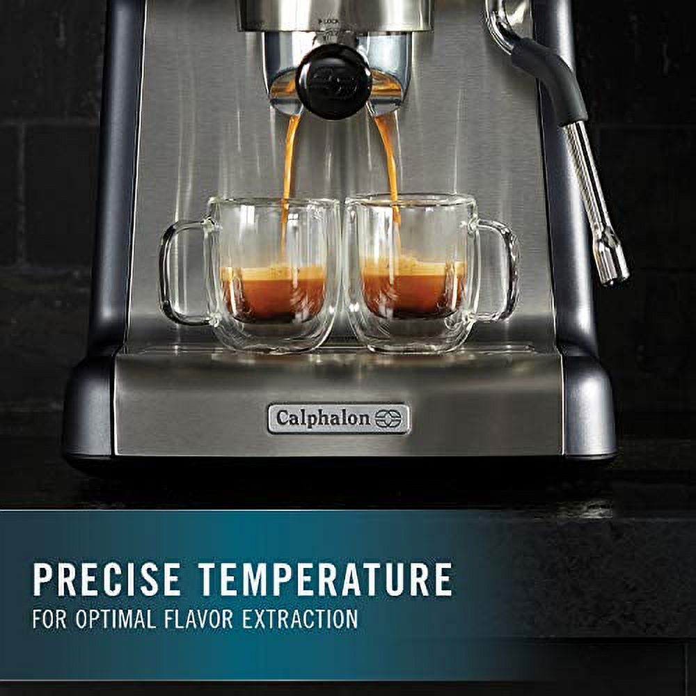 Stainless Espresso Machine with Steam Wand I4993