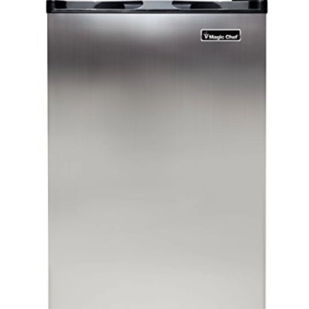 3.0 cu ft. Upright Freezer Stainless Steel Look J325