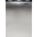 3.0 cu ft. Upright Freezer Stainless Steel Look J325