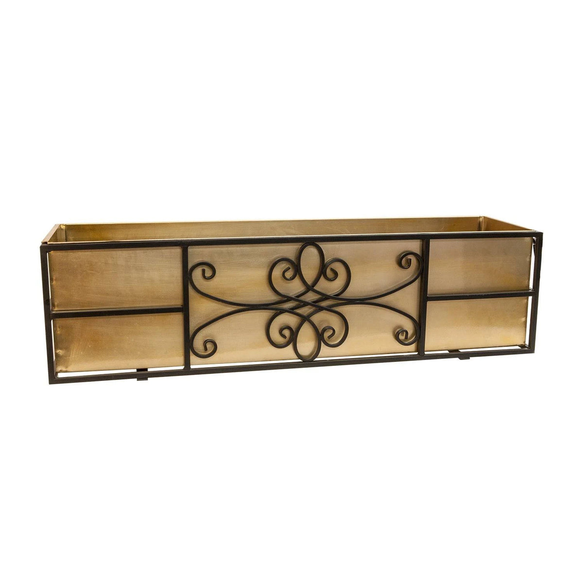 24 in. Quatrefoil Window Box O257