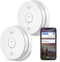 WiFi Smoke Detector Carbon Monoxide Detector Combo, 2 Pack A721
