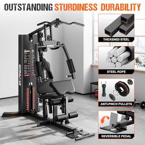 M1 Workout Station with 140LBS Weight Stack L184