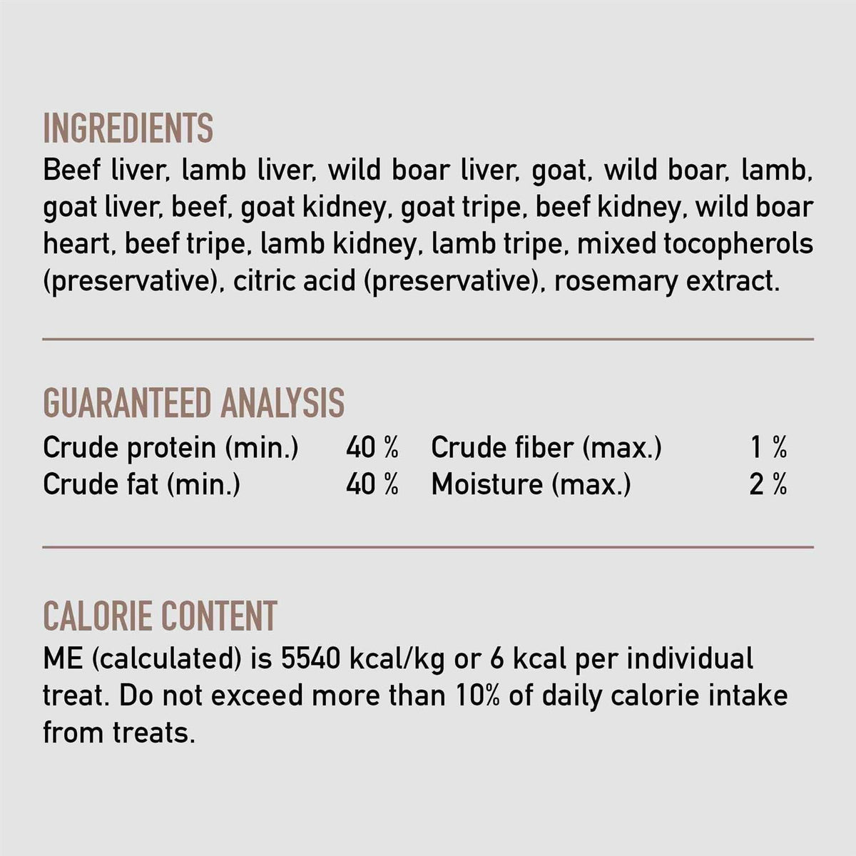 Freeze Dried Dog Treats J221