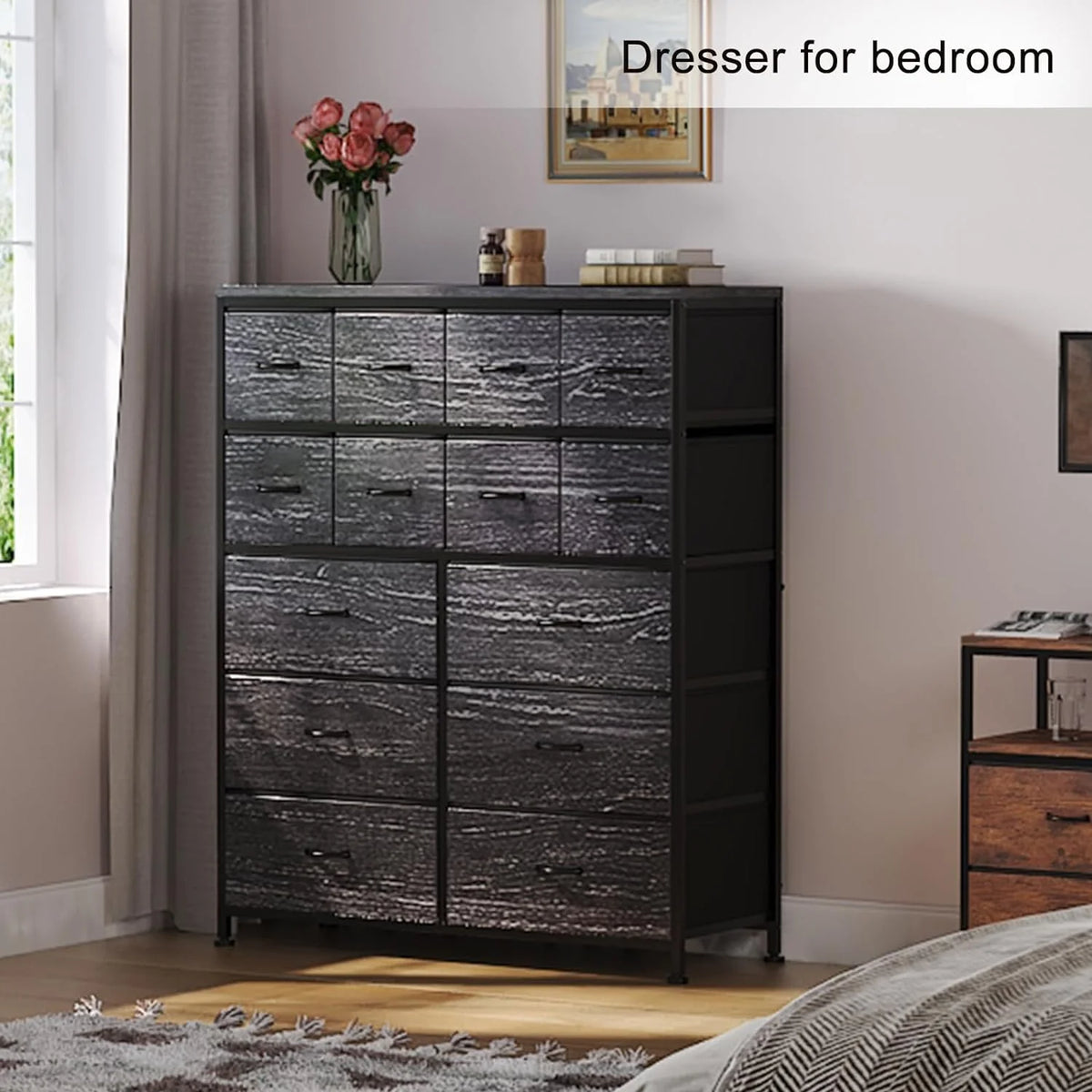14 Drawer Fabric Storage Dresser V671
