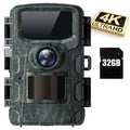 Trail Camera with SD Card 40MP 4K Infrared Night Vision Waterproof Motion Activated 120° Wide Angle 2.0" LCD K96422